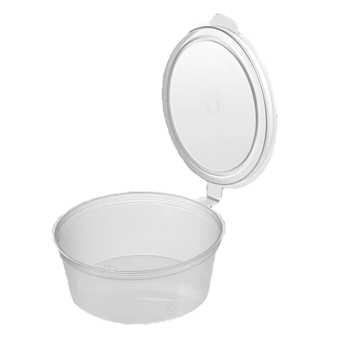 Sauce Container With Hinged Lid - 2oz