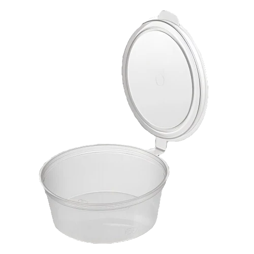 Sauce Container With Hinged Lid - 2oz