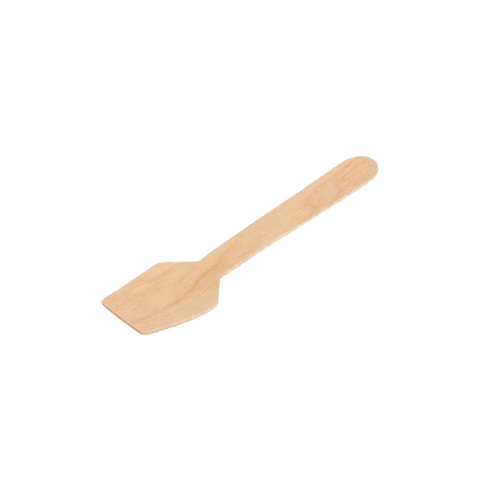Disposable wooden ice cream spoon/shovel