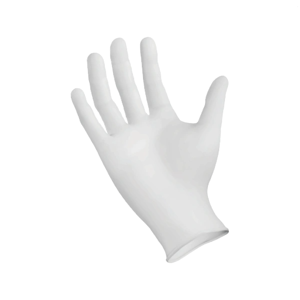 Clear vinyl powder free glove