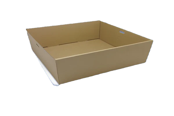 brown kraft square catering tray large