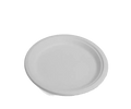 Round sugarcane plate
