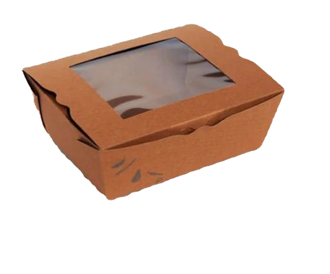PLA Coated Window Lunch Boxes - Medium (200pcs/ctn)