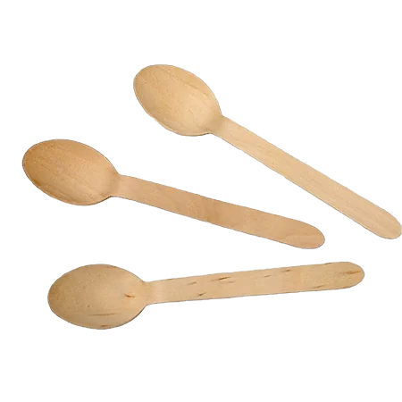 coated wooden spoon