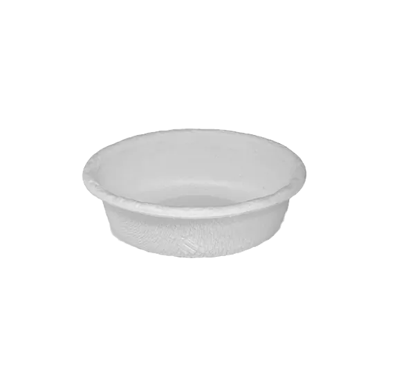 white sugarcane cup for 1oz