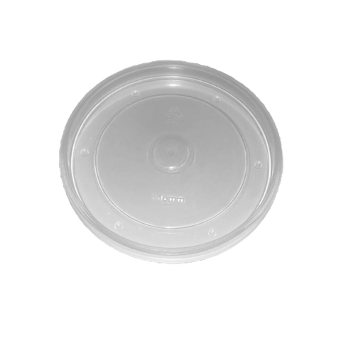 PP Kraft Paper Bowl Lids - 118mm (Fits 26/32oz) (500pcs/ctn) - Wholesale Compostable Bowls | ZenPacks