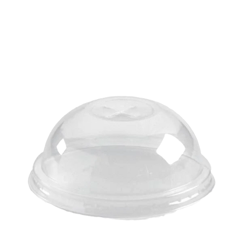 60-250ml Clear PLA Dome X Lid - 76mm (1000pcs/ctn)
