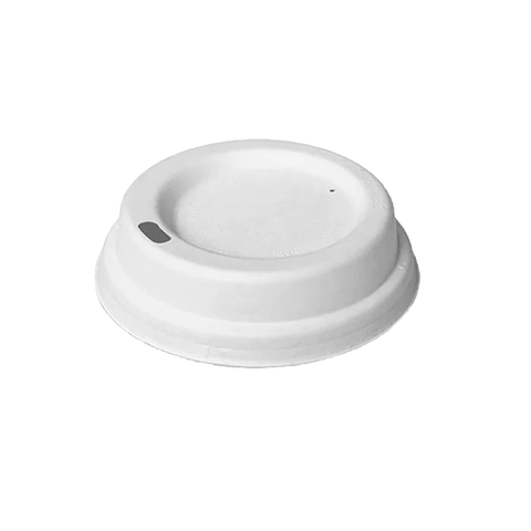 White Bagasse Lid - 4oz (2000pc/ctn)
